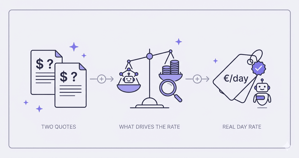 AI Consultant Rates in 2026: Real Pricing by Market and Engagement